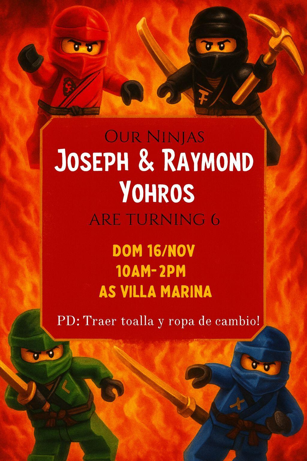 Cumpleaños Raymond Yohros C