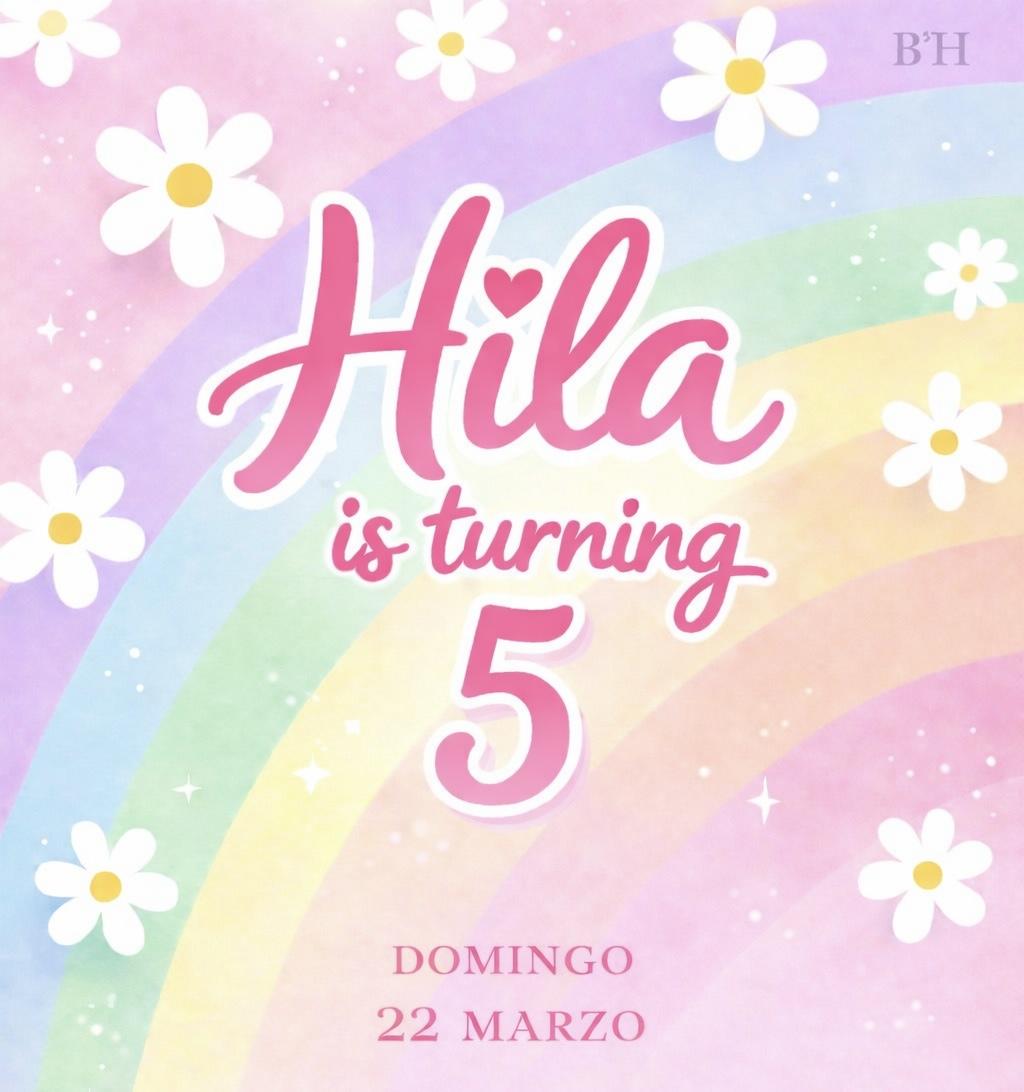 Cumpleaños Hila iacoboni Kubbany